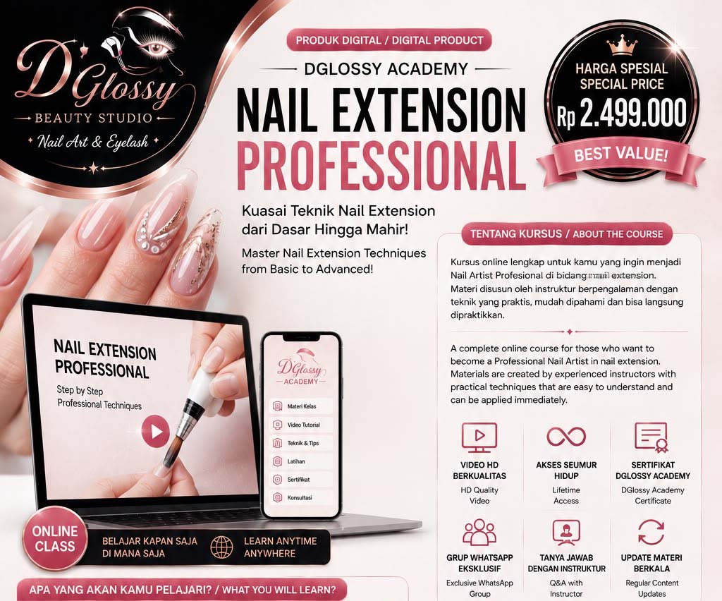 Nail Extension Professional Online Course – Basic to Advanced Certification